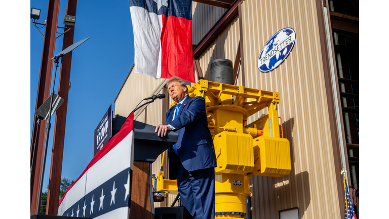 Donald Trump Campaigns For President In Houston, Texas