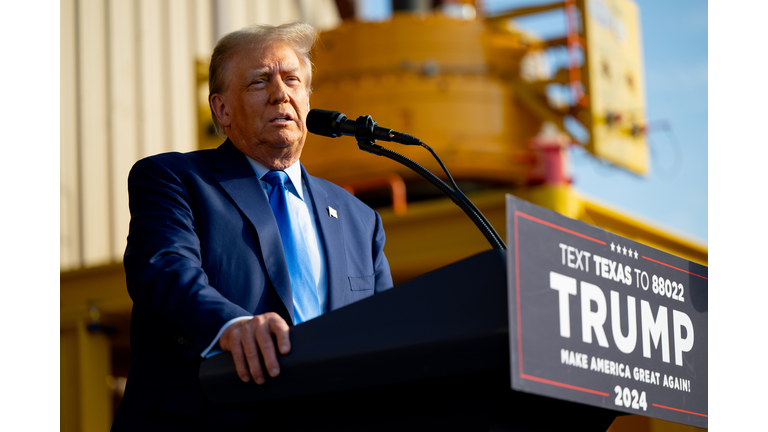 Donald Trump Campaigns For President In Houston, Texas