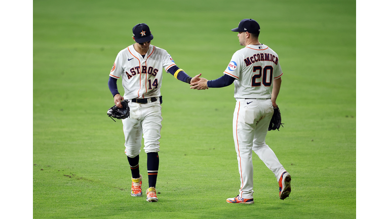 Championship Series - Texas Rangers v Houston Astros - Game One