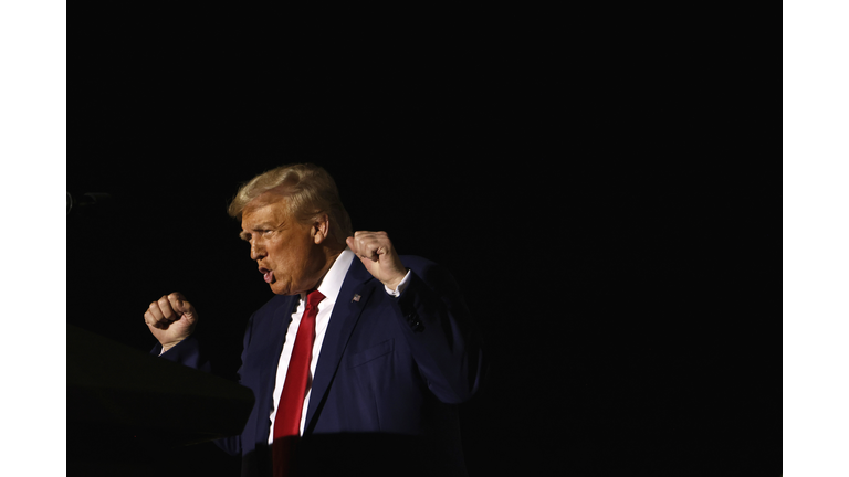 Trump Holds Campaign Rally In Hialeah, Florida