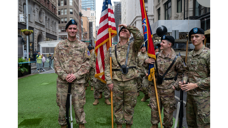 Annual New York City Veterans Day Parade Marches Along Fifth Avenue