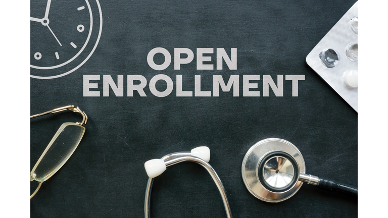 Open Enrollment is shown using the text