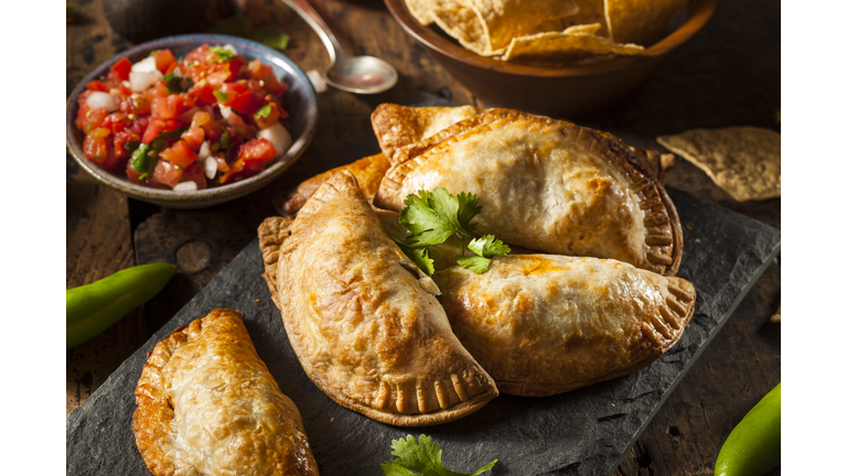 Homemade Stuffed Chicken Empanadas