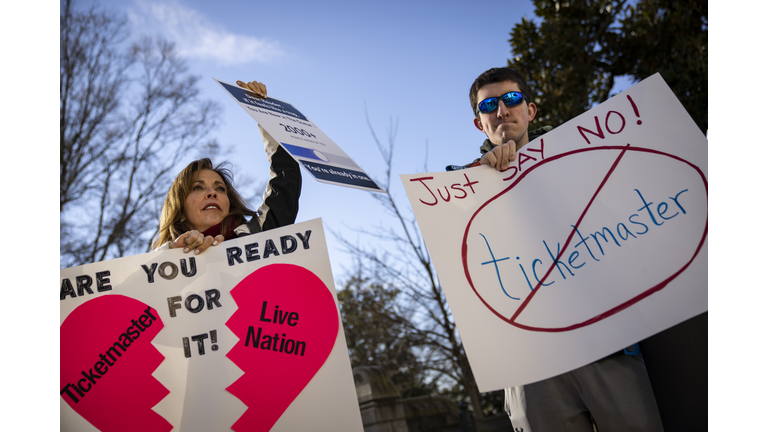 Taylor Swift Fans Demonstrate Outside U.S. Capitol As Ticket Industry Executives Testify To Congress