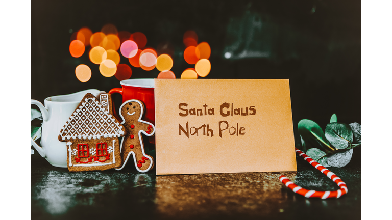 letter to Santa Claus in Christmas time