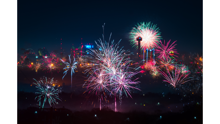 San Antonio New Year's Fireworks Celebration  