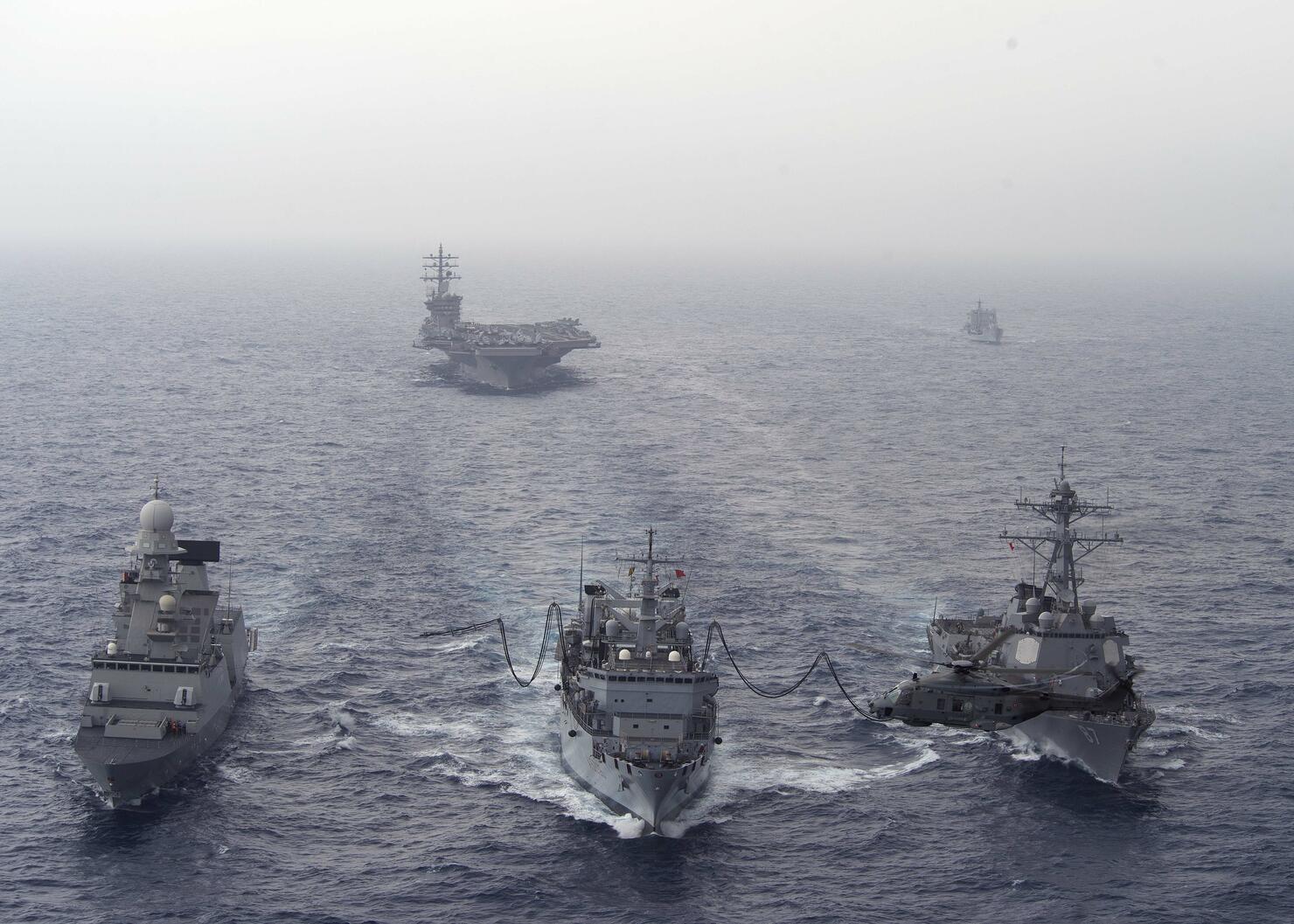 First underway replenishment With Alternative Fuel