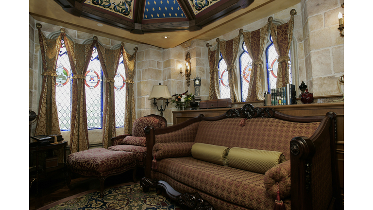 An interior view of the sitting room in