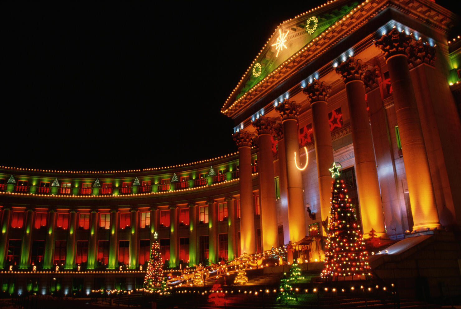 Denver City and County Building at Night