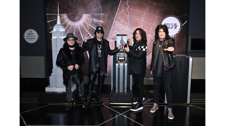 KISS Lights the Empire State Building in Celebration of the Band's Final Show