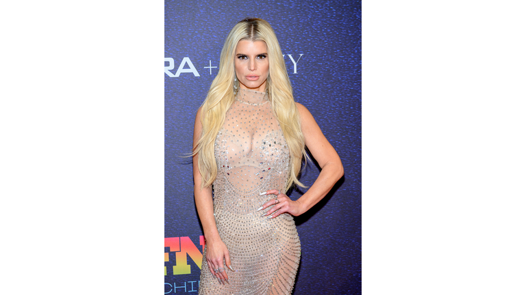 Jessica Simpson's Bedazzled Naked Dress Is the Perfect New Year's Eve Outfit