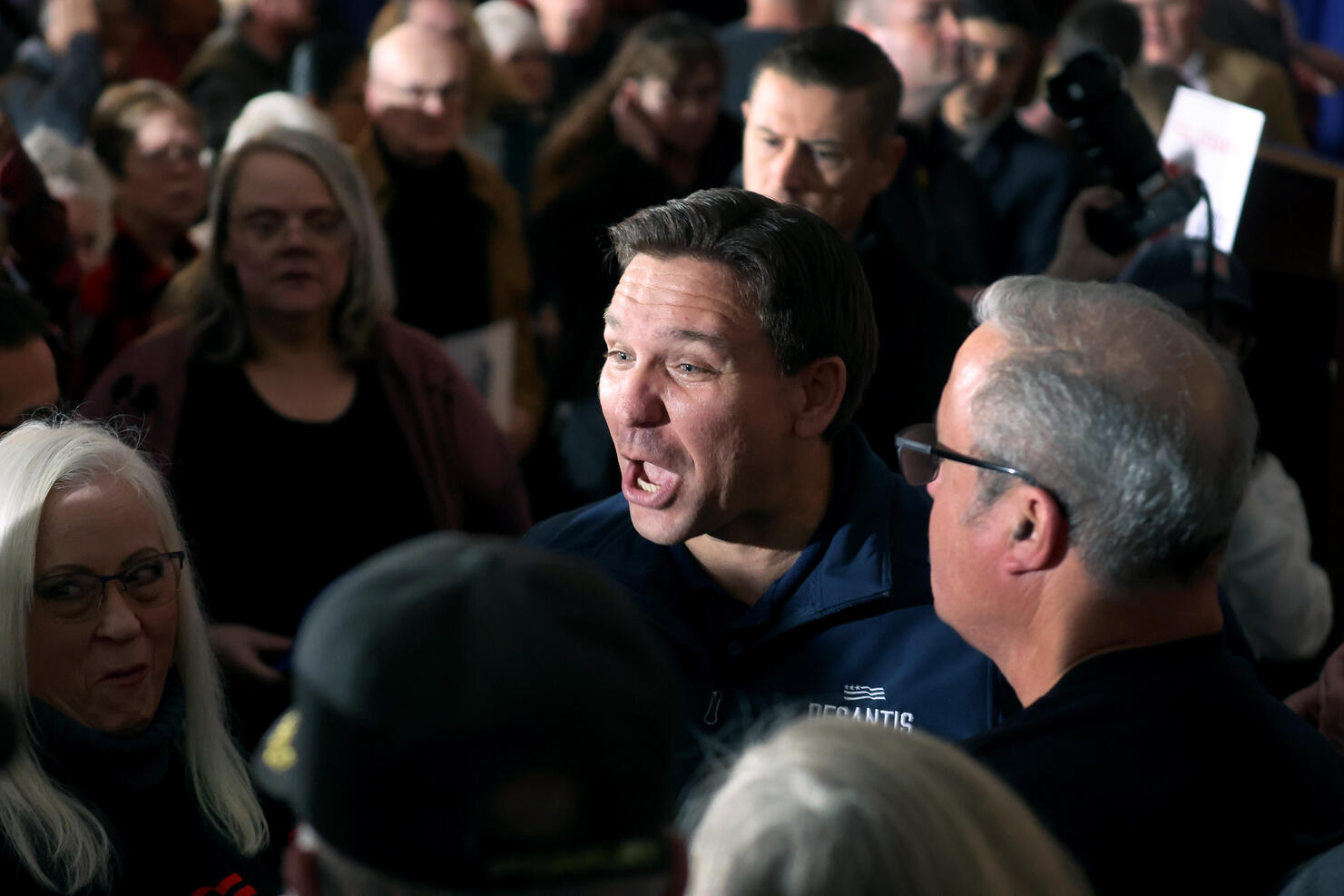 Ron DeSantis Holds His 99th Campaign Rally In Iowa