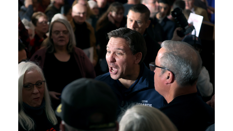 Ron DeSantis Holds His 99th Campaign Rally In Iowa