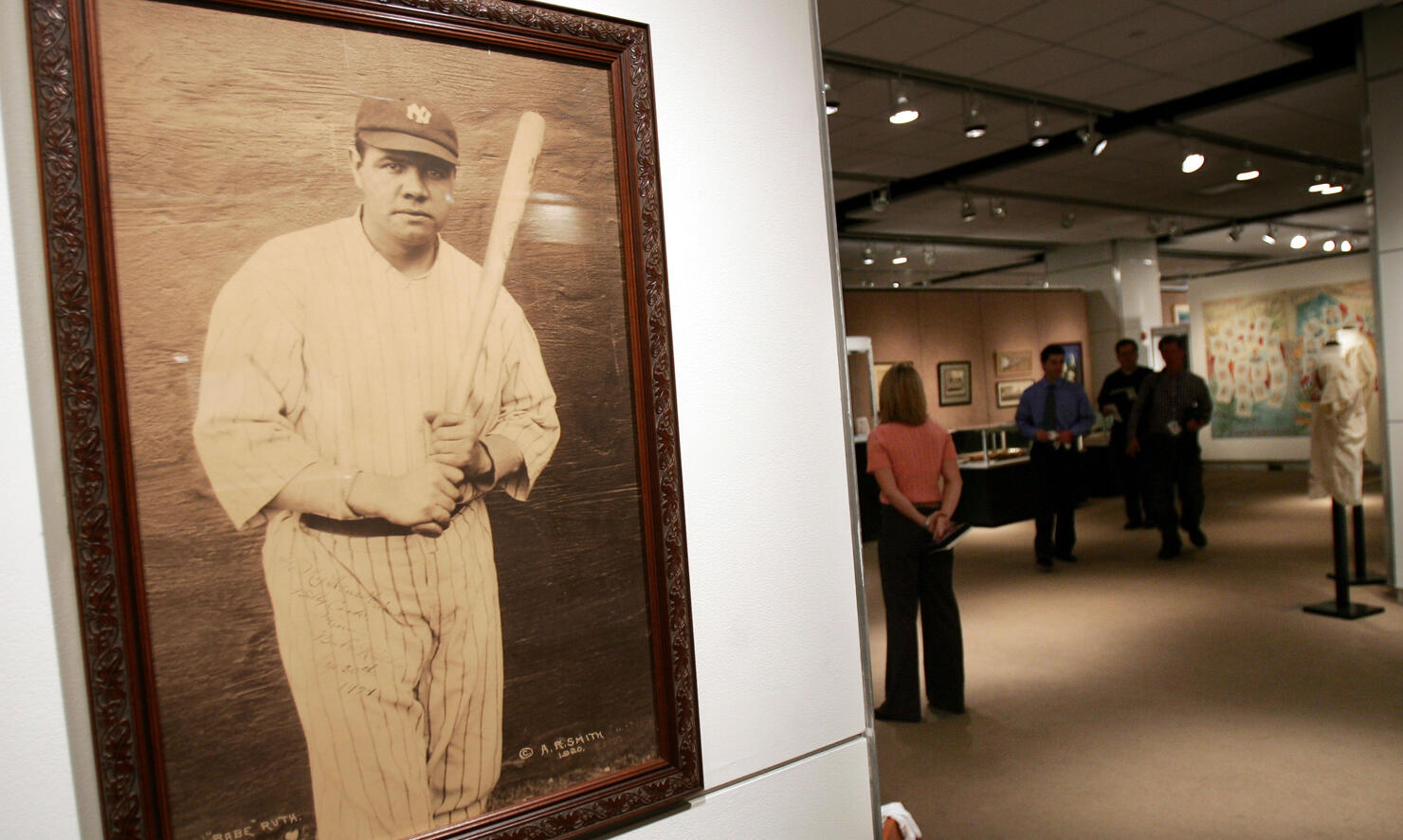 Sotheby's Previews Baseball Memorabilia To Be Auctioned