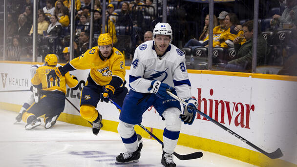 Lightning Fall To Predators In Second Game of Back-to-Back