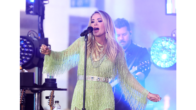 Carrie Underwood Performs On NBC's "Today"