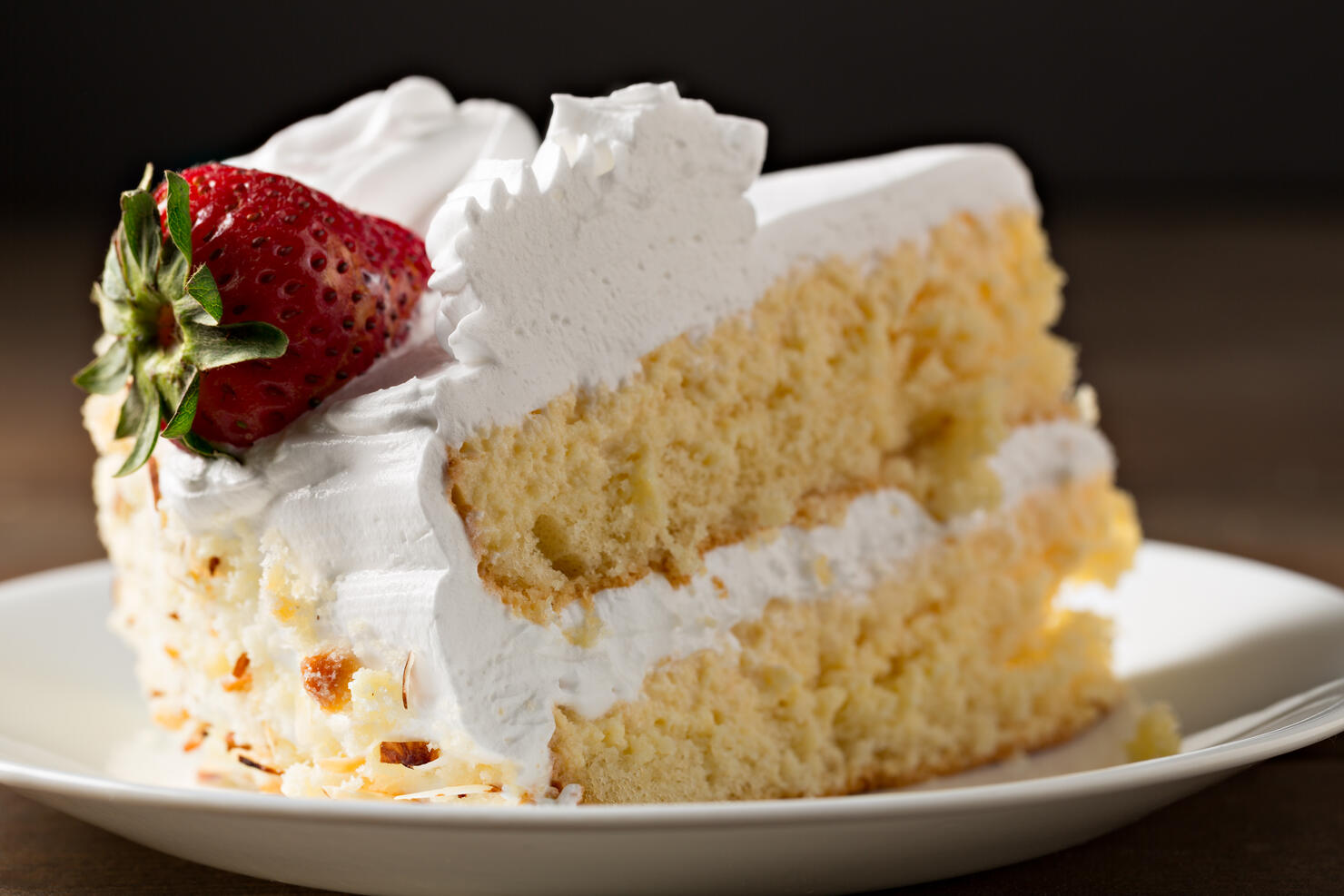 Slice Of Tres Leches Cake