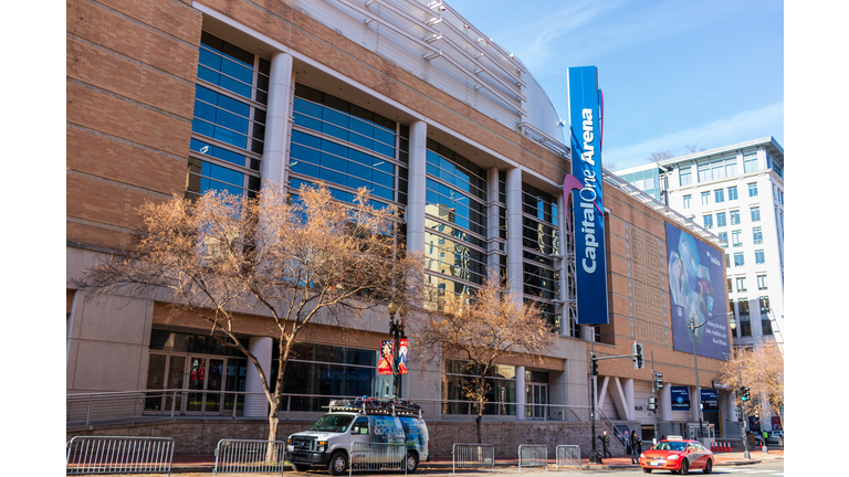 Capital One Arena Entrance in Washington D.C.