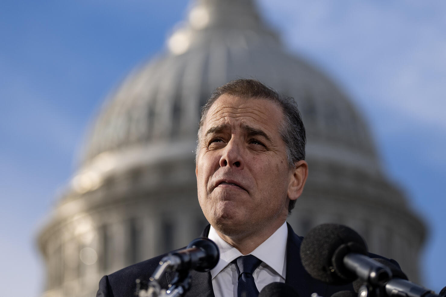 Hunter Biden Addresses Being Called To Testify To House Oversight Committee On Capitol Hill
