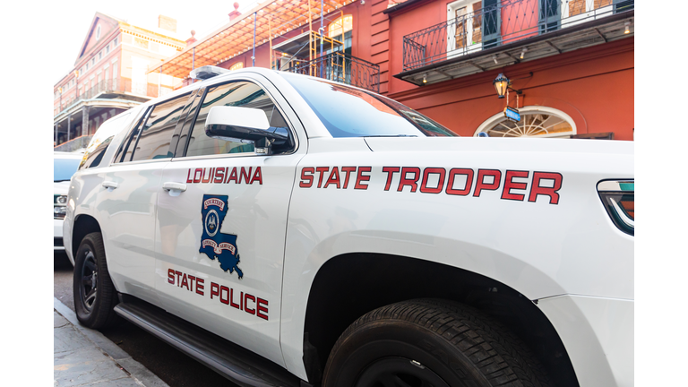Louisiana State Police vehicle