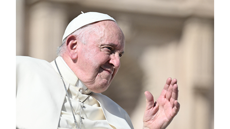 TOPSHOT-VATICAN-POPE-AUDIENCE
