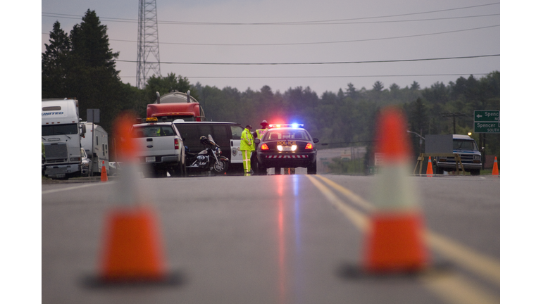 Accident on Trans Canada Highway