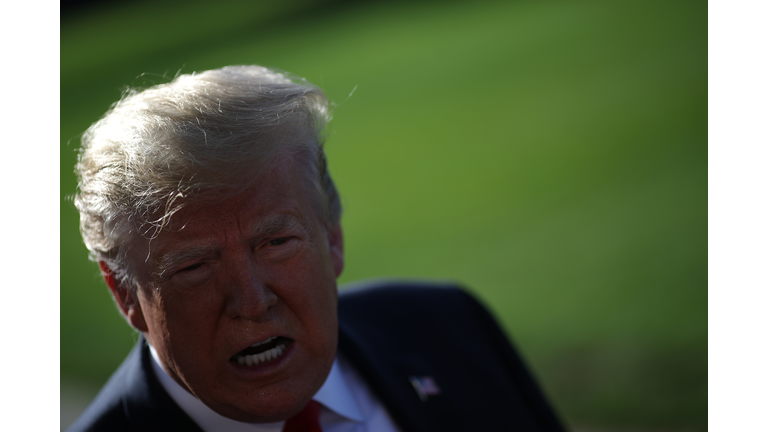 President Donald Trump Departs White House En Route To Colorado