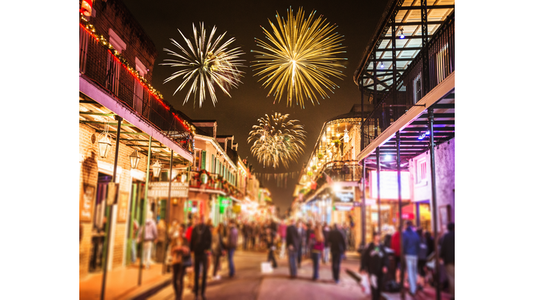 new orleans french quartier for the new year holiday