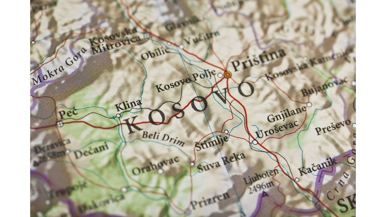 Kosovo map