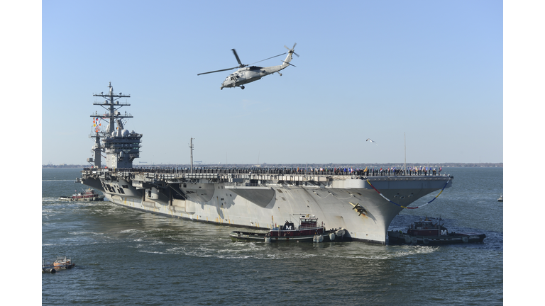 Nimitz-class aircraft carrier USS Dwight D. Eisenhower.