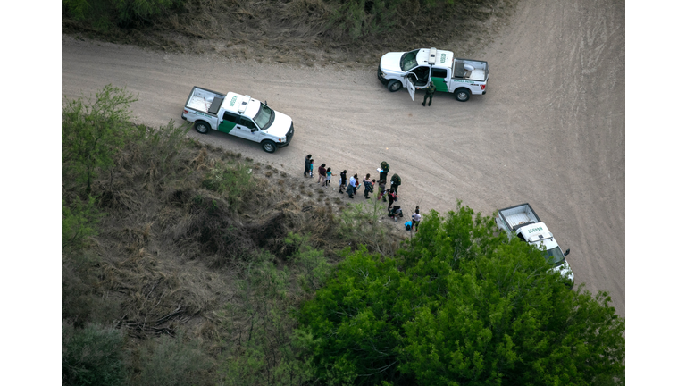 Texas Department Of Public Safety Patrols Border Along Rio Grande River