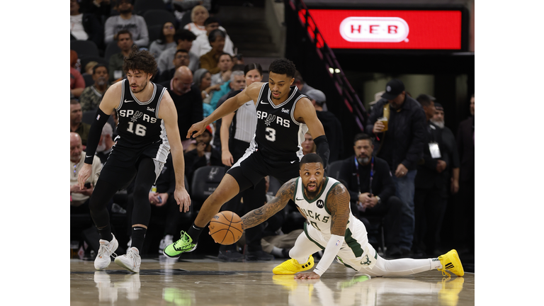 Milwaukee Bucks v San Antonio Spurs