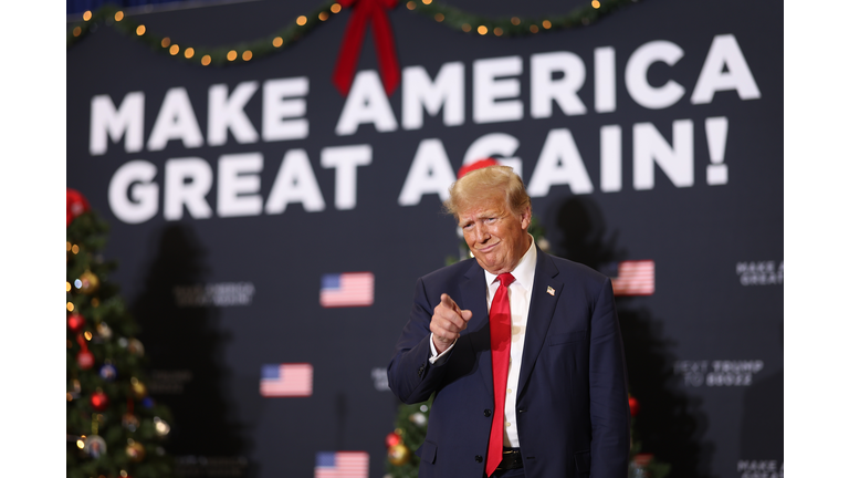 Former President Trump Holds Rally In Waterloo, Iowa