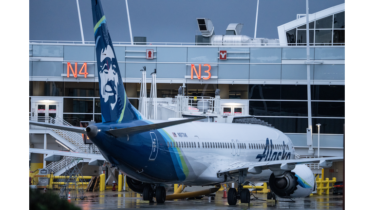 Alaska Airlines Grounds Its Fleet Of 65 Boeing 737 Max 9's, After Fuselage Section Blew Out In Flight