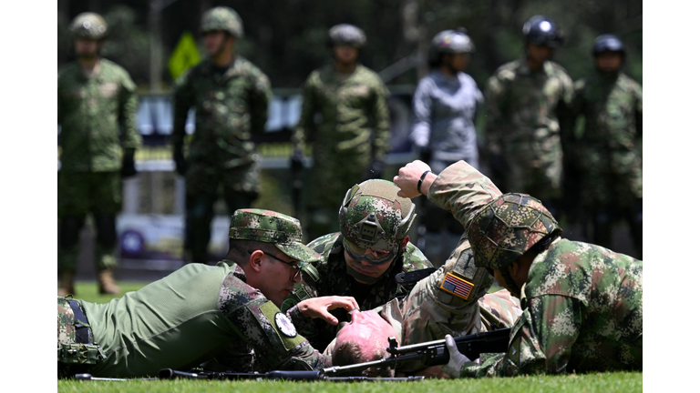 COLOMBIA-CONFLICT-MILITARY-FORCES-TRAINING