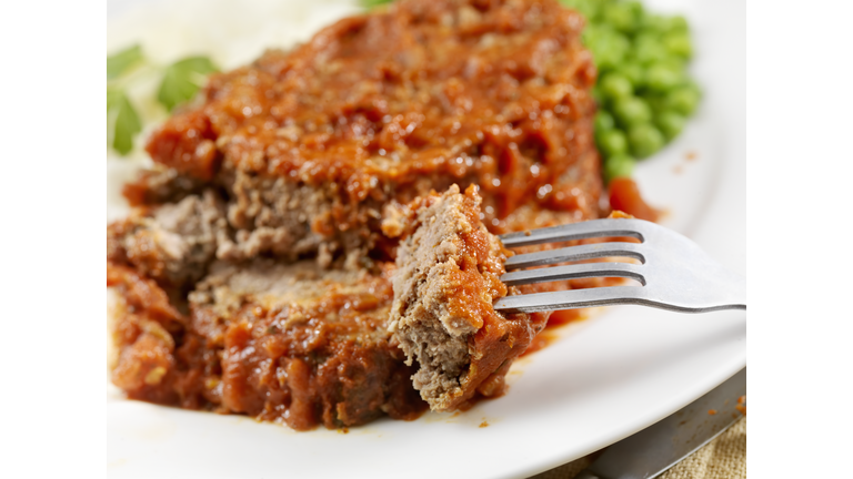 Meatloaf Baked In Tomato Sauce