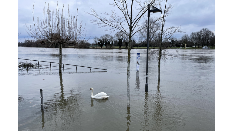 GERMANY-WEATHER-FLOOD