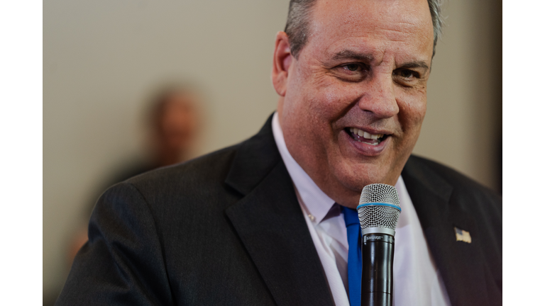 GOP Presidential Candidate Chris Christie Hosts Town Hall In Bedford, New Hampshire