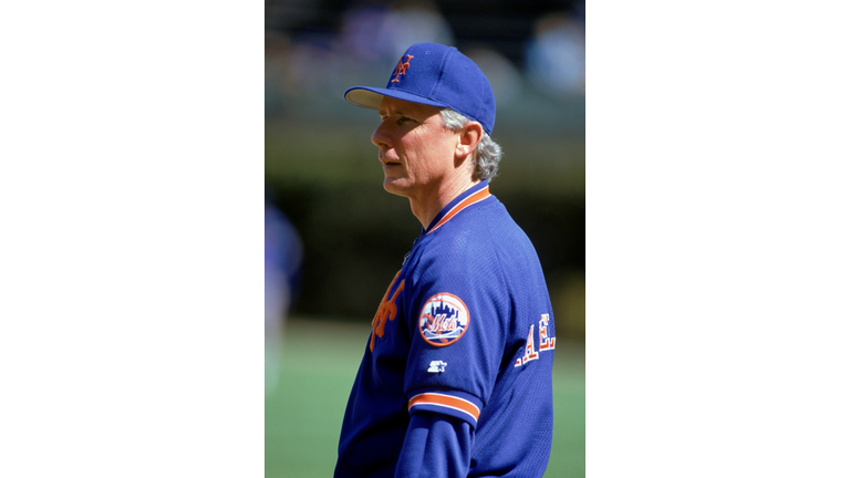 Bud Harrelson looks on 