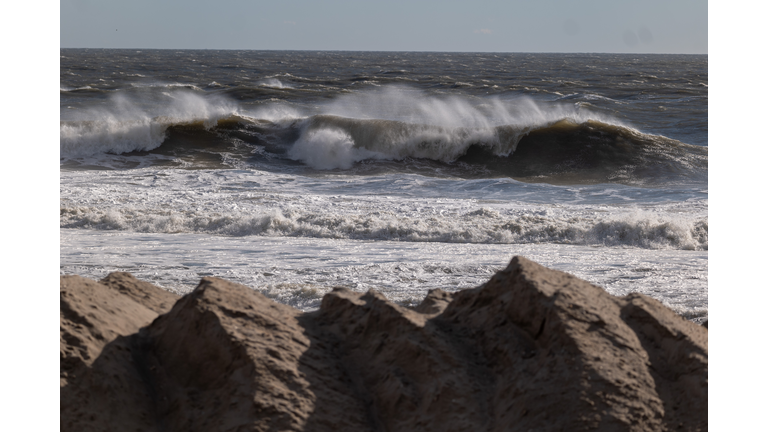 Large Coastal Storm Brings Heavy Winds And Excessive Rains To East Coast