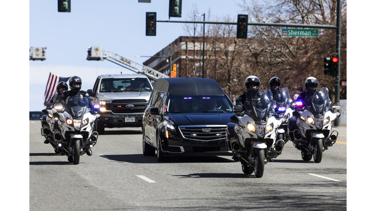 Funeral Mass Held For Police Officer Killed In Boulder Grocery Store Massacre