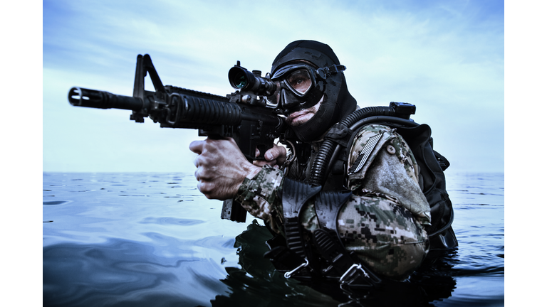 Navy SEAL frogman