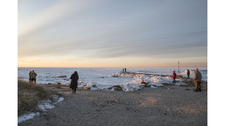 East Coast Prepares For Large Winter Nor'easter Storm Bringing Frigid Temperatures, High Winds, And Snow