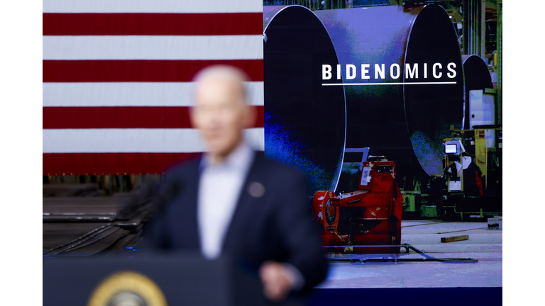 President Biden Discusses Bidenomics During Visit To CO Wind Tower Manufacturer