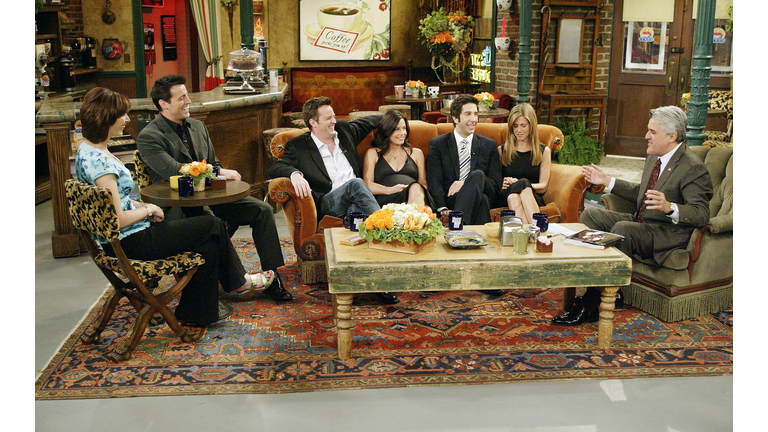 Cast of "Friends" on the "Tonight Show with Jay Leno"