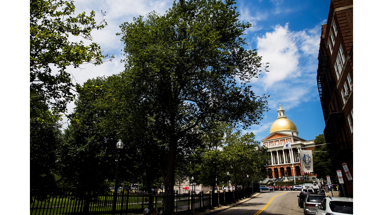 Abortion Rights And Pro-Life Groups Demonstrate At Massachusetts Statehouse Ahead Of "Roe Act" Hearing