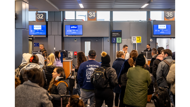 Winter Weather Impacts Air Travel In The U.S.