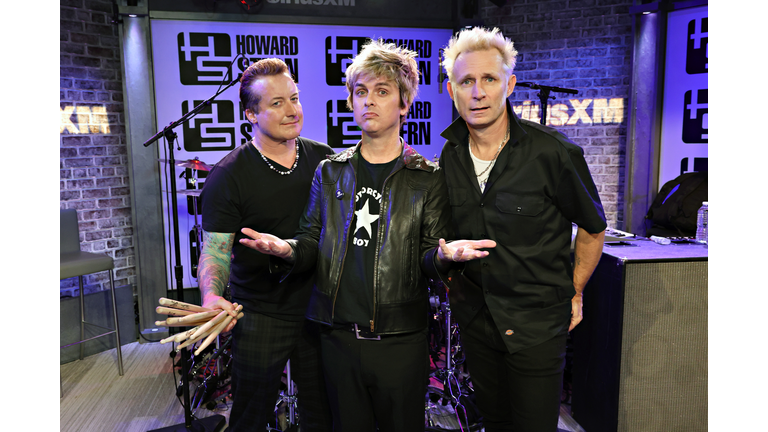 Green Day Visits SiriusXM's 'The Howard Stern Show'