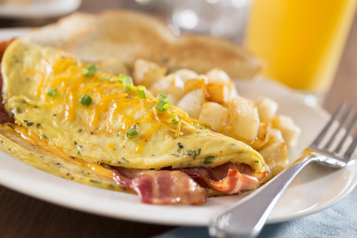 Bacon Cheddar Omelet