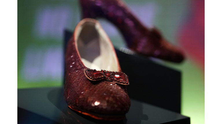 The Famous Ruby Slippers From The Wizard Of Oz Go On Display At The Smithsonian Institute